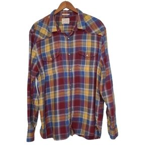 Women's Lucky Brand XXL Flannel Long Sleeve Shirt
